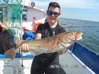 5 lb 6 oz Cod by Curtis Borthwick 16 from washington tyne-wear.