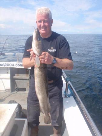 10 lb 8 oz Ling (Common) by Ken Lydall from Runswick Bay North Yorks.
