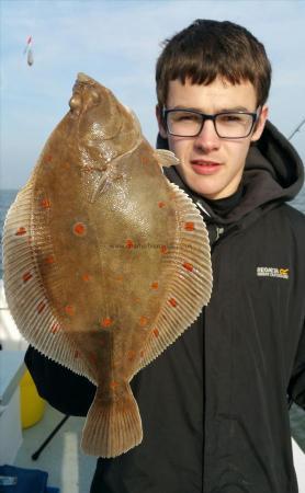 1 lb 8 oz Plaice by Shaun Bewley