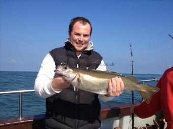 4 lb Pollock by Ben from Robbie G's massif