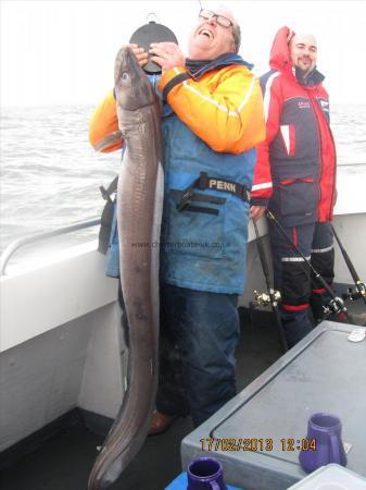 36 lb 6 oz Conger Eel by Unknown