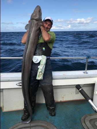 62 lb Conger Eel by Kevin McKie