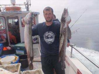 8 lb 9 oz Ling (Common) by Dave from Whitby.