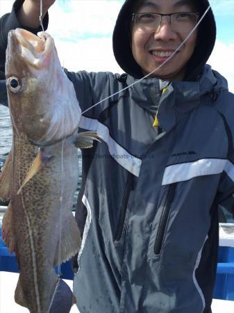 7 lb Cod by chinese guy from scarboro with one of his many cod