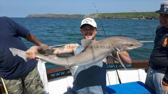 16 lb 2 oz Smooth-hound (Common) by Adam