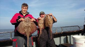 8 lb Thornback Ray by Colin party