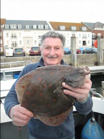 4 lb Plaice by Andys mate