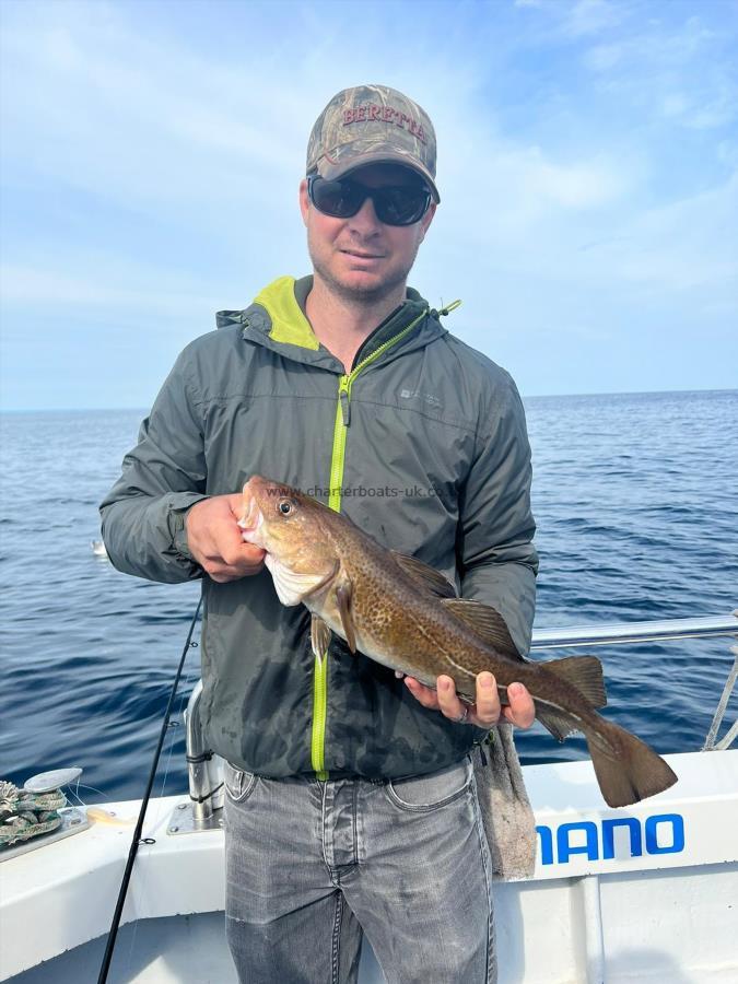 3 lb 3 oz Cod by Carl.