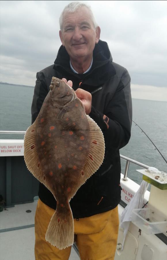 2 lb 6 oz Plaice by Mick