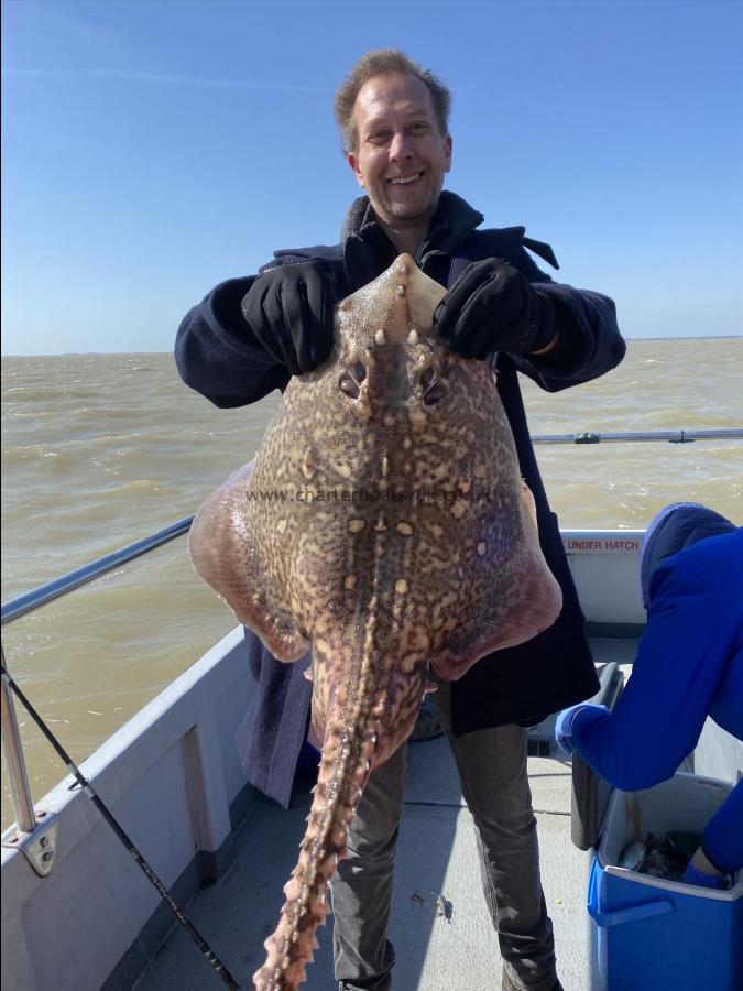 18 lb 2 oz Thornback Ray by Unknown