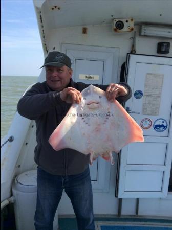7 lb 4 oz Thornback Ray by Richard from Kent