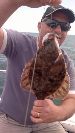 2 lb Plaice by roger bannister from barnsley