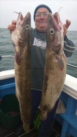 10 lb Ling by mogger kev from mansfield with 2 of his 8 ling