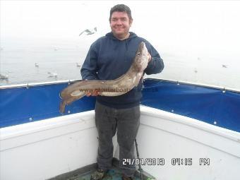 13 lb Ling (Common) by Kevin, durham.