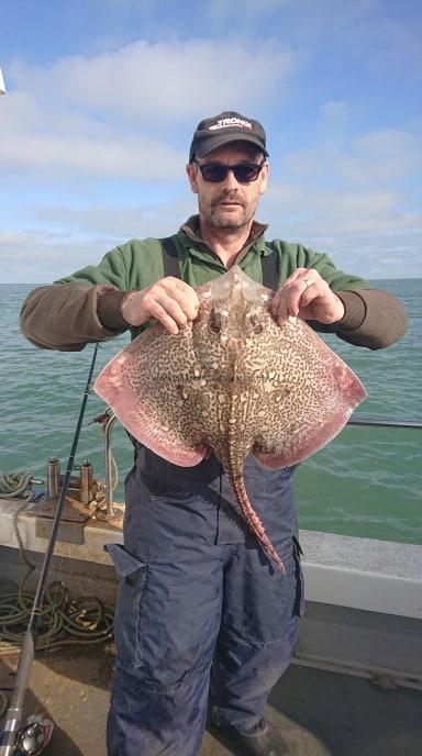 6 lb 5 oz Thornback Ray by Colin