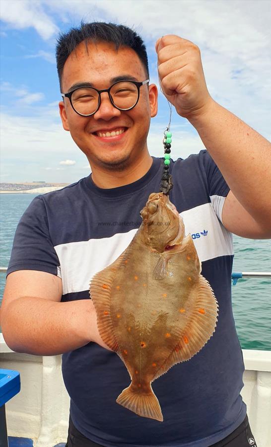 1 lb 6 oz Plaice by Unknown