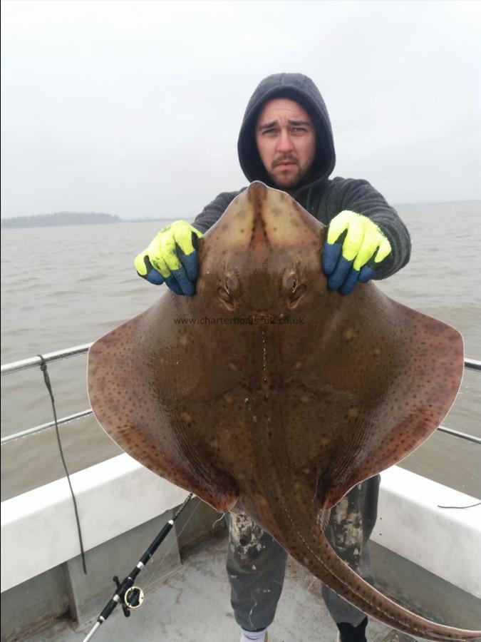 18 lb 8 oz Blonde Ray by Joel sheperd