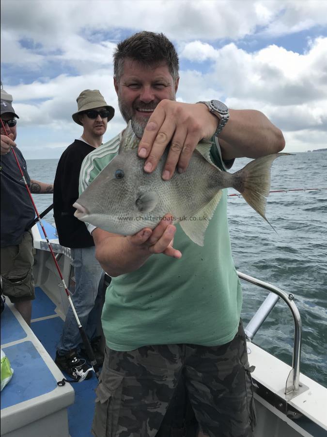 2 lb 9 oz Trigger Fish by Phil with our 1st Trigger this season