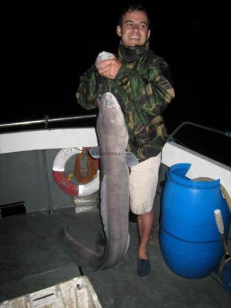 55 lb Conger Eel by Toms mate