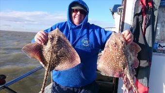 6 lb 6 oz Thornback Ray by Big Nige from Herne Bay