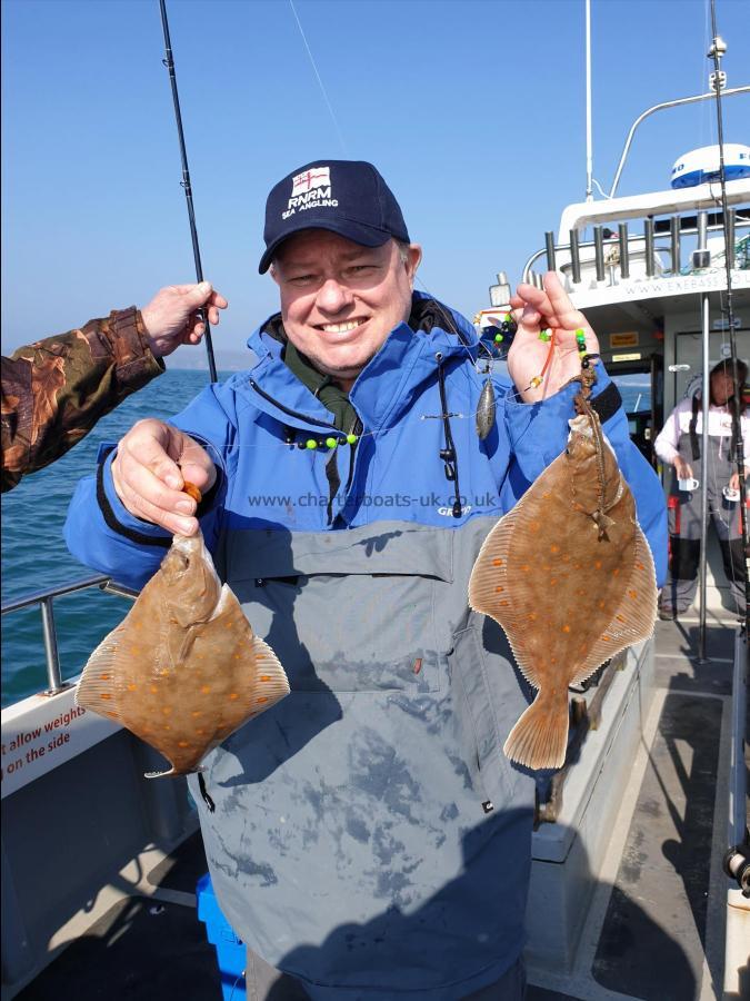 1 lb 4 oz Plaice by Andy Olliman RN Sea Angling