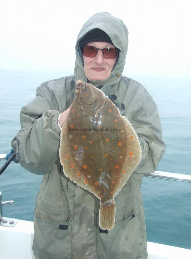 2 lb 12 oz Plaice by Peter Gould