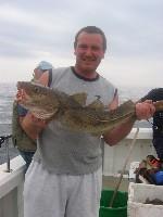 10 lb Cod by Tony Livesey from Manchester.