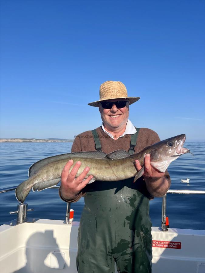 4 lb 8 oz Ling by Dave Massey