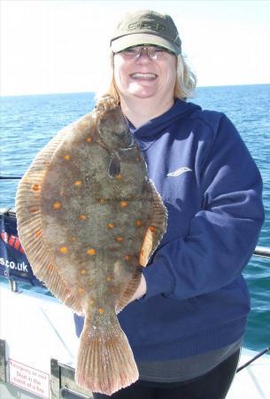 5 lb 4 oz Plaice by Tracy Robertson