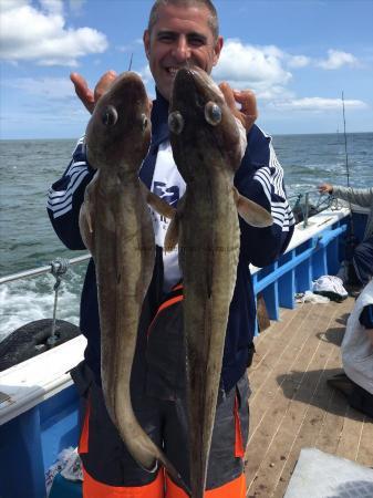 12 lb Ling by tony with 2 of his ling 11/07/2015