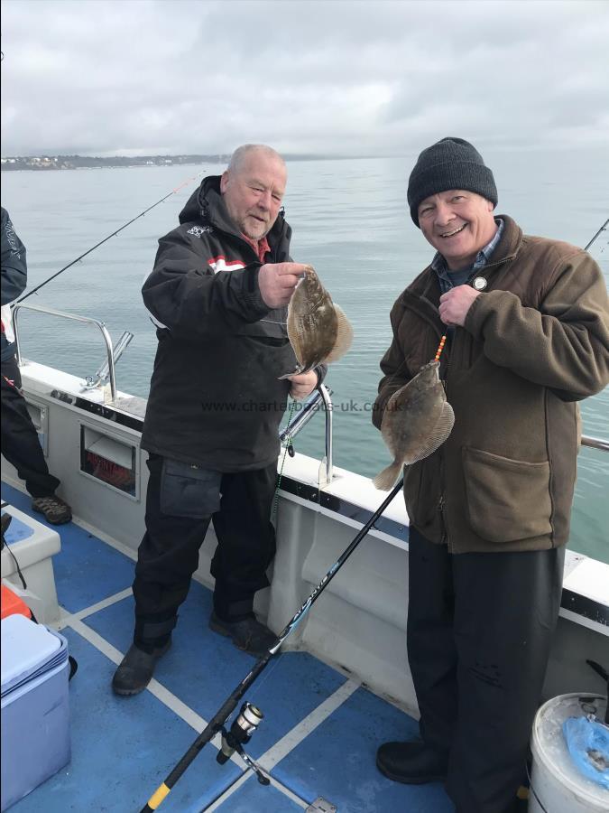 2 lb Plaice by Pete and Keith