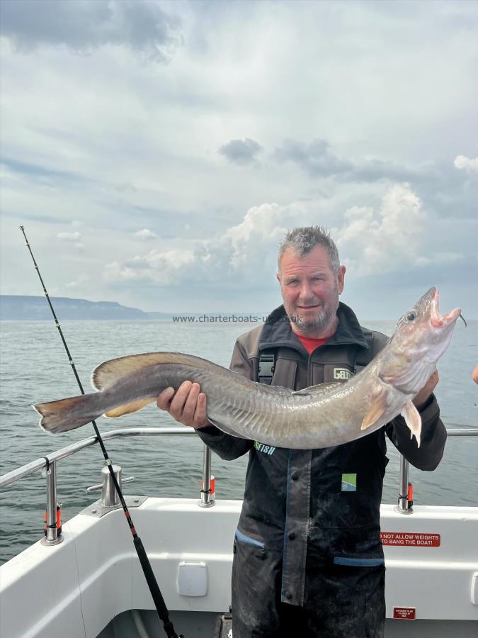 11 lb 4 oz Ling (Common) by Andy Baker