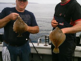 1 lb 6 oz Plaice by Glynn and Mark