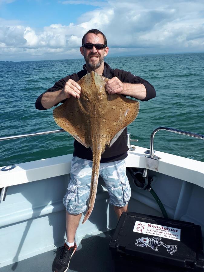 12 lb 8 oz Blonde Ray by Ian Miles