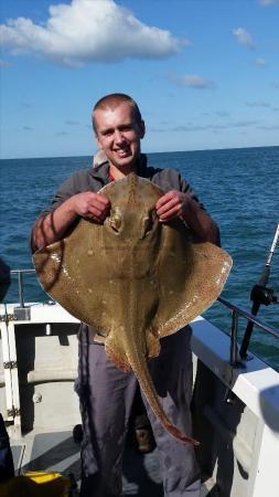 21 lb 6 oz Blonde Ray by Joe Gravier