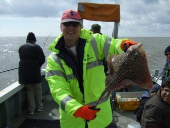 5 lb 3 oz Thornback Ray by Steve Yardley