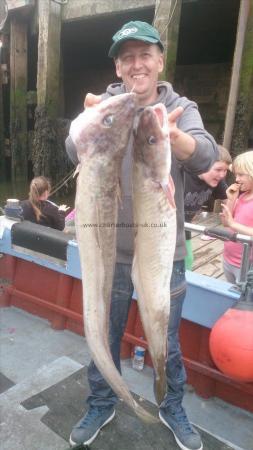 12 lb 8 oz Ling (Common) by Unknown