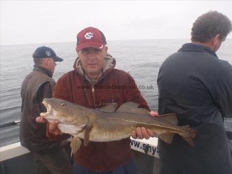 8 lb Cod by John Leadbetter from Thirsk North Yorks.