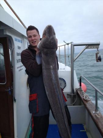 75 lb Conger Eel by Phil Rogers