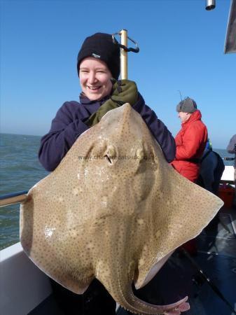24 lb 8 oz Blonde Ray by Charlotte Burley