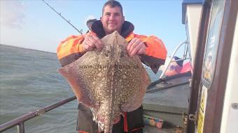 12 lb 7 oz Thornback Ray by Gary from Hastings
