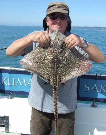 8 lb Thornback Ray by Bruce Dellow