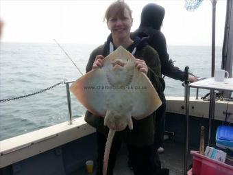 8 lb 6 oz Thornback Ray by Sam