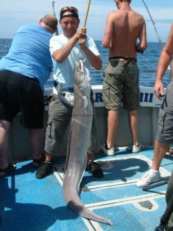 53 lb Conger Eel by Simmon Fearbard