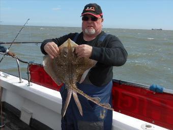 5 lb Thornback Ray by Dave Jones second Roker of the day