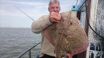 12 lb 6 oz Thornback Ray by Kevin from margate