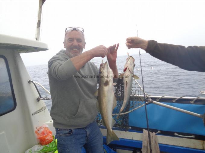 4 lb Pollock by gary c atching them two at a time