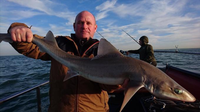 9 lb 2 oz Starry Smooth-hound by Lewis from Southampton