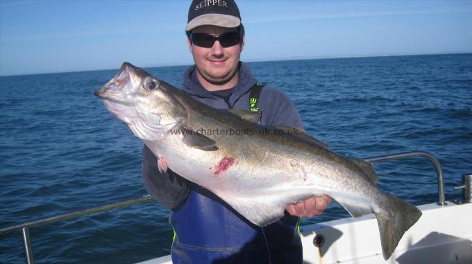 15 lb Pollock by Lewis Hodder