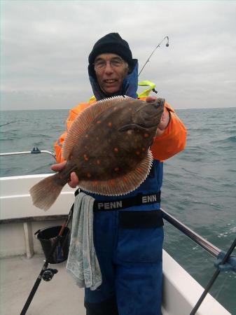 4 lb 4 oz Plaice by Len Mills